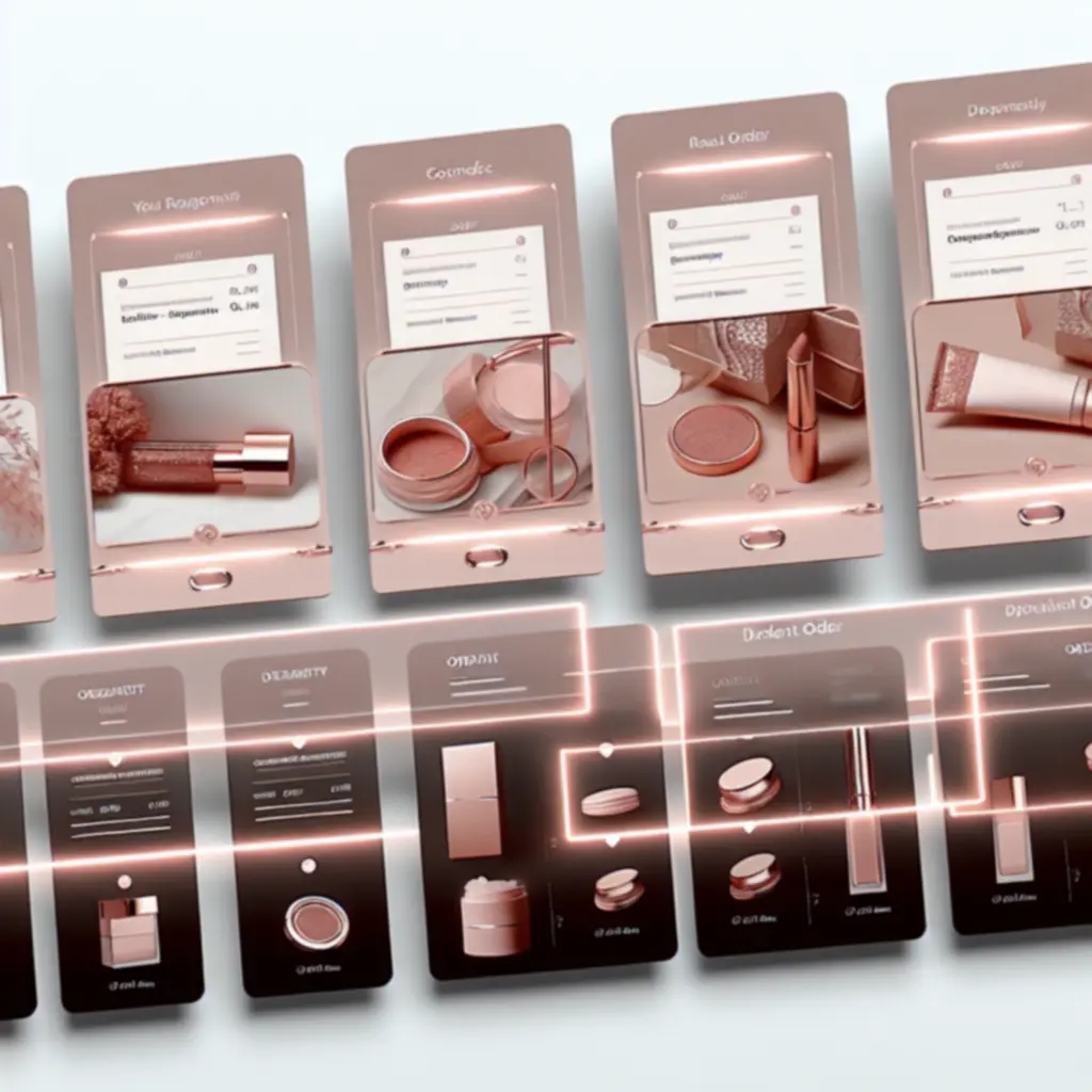 Zrzut ekranu listy historii zamówień w sklepie internetowym