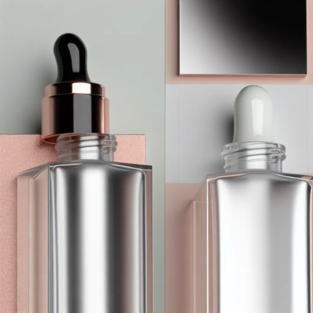 Zbliżenie luksusowego kosmetyku do pielęgnacji skóry